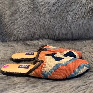 Res Ipsa Colorful Patterned Slip-On Shoes Size 8